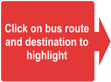 Click on bus route and destination to highlight
