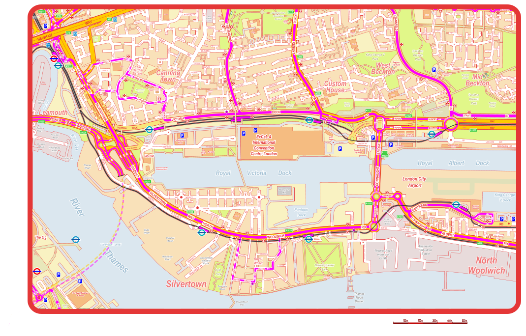 Central Park Thames Barrier Park Lyle Park ExCeL & International  Convention Centre London Beckton District Park Beckton District Park Playing Fields Playing Fields Recreation Ground Canning Town Recreation Ground Recreation Ground Public Open Space Playing Fields Allotments Allotments Newham City Farm Stables St. Marks Industrial Estate Thames Flood Barrier Thames Road Industrial Estate Thameside Industrial Estate Greenshields Industrial Estate Deanston Wharf Manhattan Wharf Plaistow Wharf Clyde Wharf Thames Wharf Trinity Buoy Wharf Trinity Pier Orchard Wharf Hercules Wharf Castle Wharf Jubilee Wharf Mint Business Park Millennium Mill Pumping Station Ibis Hotel Novotel Crowne Plaza Hotel Aloft Hotel Premier Inn Travelodge Holiday Inn Express London Regatta Centre The Will Thorne Pavilion Community Centre School School Village Hall Pavilion of Remembrance Richard House Children’s Hospice Waterfront Studios Business Centre The David Beckham Academy The O2 Terminal Building North Woolwich Silvertown Mid Beckton West Beckton King George V Park Custom House Canning Town Leamouth BUTCHERS RD RD PARK FORDS RUSSELL RD MAPLIN RD VARLEY RD RD MORTLAKE LAMBERT RD RD GARVARY RD ARGYLE RD SHIPMAN BERWICK RD ALNWICK RD RD CHURCHILL LESLIE RD RD ETHEL VANDOME CL RD COOLFIN RD HOOPER RD MANDELA AVE BOREHAM MURRAY    SQ MURRAY  SQ MURRAY  SQ BRIDGELAND RD ELBURY DRIVE MARTINDALE AVE CLEMENTS  AVE GILL AVE CHEVRON  CL ADAMSON  RD GOLDWING CL FORTY  ACRE LA RD FIFE CHARFORD RD RD ASHBURTON BRENT RD EXETER RD RD SOUTH MOLTON PLYMOUTH RD EDWIN  ST LAWRENCE ST ST COOPER BURKE ST RD FOX RATHBONE ST SHIRLEY ST FORD ST VICTORIA DOCK RD HUNTINGDON ST RD CLARKSON CLARKSON RD WOULDHAM RD SABBARTON ST HALLSVILLE RD BRUNEL GEORGE ST EMILY ST HOY ST WILLAN WALL NELSON ST FEN ST BOWMAN AVE MONK DRIVE BRAY DRIVE POLLARD CL ST. LUKE’S SQ TURNER ST BRIARY COURT ST GORSE CL AVE NOTTINGHAM COLMAN RD RD ILKEY  RD BURLEY  RD OTLEY       RD BINGLEY       RD RIPLEY         RD TREE       RD DEVONSHIRE RD HOSKINS    CL    HOSKINS    CL    BAXTER RD RD ROYAL RD LEYES KING    GEORGE    AVE    KING GEORGE    AVE    RANDOLPH  APPROACH THROCKMORTEN    RD    GRESHAM RD YOUNG RD WILKINSON ATKINSON RD ATKINSON RD ATKINSON  RD RD CROOMBS CROOMBS RD LAWSON CL FULMER RD FULMER RD WOODCOCKS WOODCOCKS MONARCH  DRIVE VANBRUGH  CL LONG MARK RD BECK  RD ALESTAN RD HIGH MEADS TEAL CL RD JASPER DRIVE HOUSE RICHARD JADE CL RD ALLHALLOWS GDNS LINTON OLIVER GDNS RD NORTHUMBERLAND RD KIRKHAM RD REMINGTON GDNS ANDREWES RD BARRY RD DUNNOCK DOVE APPROACH SWAN APPROACH LOVAGE  APPROACH BRADLEY  STONE  RD LEAMOUTH  RD NEATSCOURT        RD TULIP CL IRE- LAND  CL SAGE CL BONDFIELD RD MAVIS             WALK JUNIPER  LA JUNIPER  LA WAVERLEY  GDNS BEACONS  CL ABBESS  CL GREENWICH  CRESC GREENWICH  CRESC PINTAIL  CL KESTREL  AVE OSPREY  CL MITCHELL MITCHELL WALK WALK CHETWOOD WALK HADLEIGH WALK LINDWOOD  CL ELMLEY  CL CHARDWELL  CL BURLINGTON  CL DUNDONALD  CL OAKLEY  CL ASHWELL  CL AMBROSE CL BOWERS WALK COWAN  CL LATHAM CL SELBY  CL DENNY  CL WOODHATCH  CL GREENCROFT  CL CRAYFORD  CL MAPLECROFT  CL ROOK WALK HAWKSMOOR  CL FRASER  CL WOODGET  CL MONCRIEFF  CL ROBSON  CL SALTLEY  CL WAY RUSSELL JAKE RD GUILDFORD BUTTER- FILED  SQ HARPER RD COVENTRY CL BOULTWOOD RD YORK  CL YORK  CL CHICHESTER CL WINCHESTER CL CHELMS- FORD CL PARTRIDGE CL HICKMAN  CL GIRALDA  CL ST. MICHAELS  CL ST. MICHAELS  CL SATANITA  CL BROADGATE  RD MEADOW- SWEET CL CONGREVE WALK COLMAN  RD JERSEY  RD HUME  TERR WALK SARK WALK PEACOCK SOPHIA  RD OYSTER  CATCHERS CL RINGLET  CL BEEBY  RD VANGUARD CL AVE LOWE SUMMERDALE  COURT SUMMERDALE  COURT MILLEN- NIUM  CL GADWALL CL RUSTIC WALK HARTINGTON HARTINGTON RD RD TALLIS  CL BETTS  RD CHAUNTLER  CL CUNDY   RD FORTIS  CL ALNWICK  RD ALNWICK  RD ALNWICK  RD PRINCE OF  WALES RD FELSTED CASPIAN  WALK ANDOVER  AVE BERING  WALK BERING  WALK SAIGASSO  CL RD WALK TASMAN BERING  WALK CASPIAN  WALK CASPIAN  WALK OPAL   CL   AGATE   CL   CL   EMERALD   JADE   CL   BOTHWELL  CL McDOWALL CL CL FOX REED CL ST. THOMAS  RD ST. JOHN’S        RD RD SCOULDING THORNE    CL THORNE  CL OZOLINS   WAY   TRINITY  ST FORMUNT  CL PACIFIC RD PARAGON  CL IVY RD CREDITON RD HANDS  WALK HANDS WALK BURRARD  RD PHEASANT  CL WIDGEON  CL GOLDEN  PLOVER CL KERRY  CL KERRY  CL NORMANDY TERR IBOTSEN  AVE TANT AVE BURKE  ST CHEDWORTH CL OAK CRESC MAUD DOCKSIDE RD FESTOON WAY FESTOON WAY FESTOON  WAY DOCKSIDE  RD LYNX  WAY LYNX  WAY EASTERN LA GATEWAY BOAT QUAY SANDSTONE WATERFRONT EXCEL EXCEL MARINA ROYAL VICTORIA SQ ROYAL VICTORIA SQ WESTERN   GATEWAY WESTERN GATEWAY SEAGULL City Island ORCHARD PL DOCK RD RD WOOLWICH NORTH SCARAB  CL SCARAB  CL LA BELL PARKER ST RD DREW WHYTES   RD SAVILLE   RD LEONARD   ST HOLT RD LORD ST TATE  RD TATE  RD MUIR  ST MUIR     ST BEN TILLET  CL RAWSTHORNE  CL DREW RD PARKER   CL CONSTANCE ST DREW RD CAMEL     RD WOOLWICH        RD ORIENTAL RD NORTH FACTORY RD RD THAMES RD WARDS   WHARF   APPROACH BURT RD CHARLES  ST BARRIER              POINT             RD BRADFIELD MILL RD RD KNIGHT’S KNIGHT’S RD            BARRIER POINT RD RD RD FORT ST RAYLEIGH RD ST BOXLEY EVELYN WESLEY AVE HANAMEEL ST AVE HANOVER BRITANNIA GATE BADMINTON MEWS GATCOMBE RD HARDY AVE KEATS AVE CONSTABLE AVE FAIRFAX MEWS SOUTHEY MEWS DE QUINCEY MEWS CAPULET MEWS FITZWILLIAM MEWS DALEMAIN MEWS HOLYROOD MEWS CHARLES FLEMWELL MEWS TOM JENKINSON RD BEAULIEU AVE CHARLES  WINCHUP RD AUDLEY DRIVE JULIA GARFILELD MEWS   PANKHURST AVE AMY’S  CL PIRIE ST WESTWOOD RD KENNACRAIG CL WEST MERSEA CL RAMSGATE CL SOUTHAMPTON  MEWS PORTSMOUTH  MEWS THAMES PATH PEPYS  CRESC Royal           Victoria        Dock Royal           Albert        Dock King George  V Dock Pontoon  Dock London City  Airport School School School Youth Centre Community Centre School School Community Centre School School School YMCA College School School Library Cycle Speedway Track School Community Centre School Rathbone Market Carpet Right Wickes A1020 A1020 A1020 A1020 A1020 A1020 A1020 A1011 A1011 A1011 A1020 A1020 A112 A112 A112 A112 A112 A112 A13 A13 B164 ST River  Lea River                   Thames Bow Creek SILVERTOWN WAY SILVERTOWN SILVERTOWN WAY VIADUCT NORTH RD CONNAUGHT BRIDGE CONNAUGHT BRIDGE WAY ROYAL ROYAL ALBERT ALBERT CONNAUGHT ROUNDABOUT RD DOCK VICTORIA HARTMANN CONNAUGHT RD CONNAUGHT   RD ALBERT RD LA REGENT PRINCE RD FREEMASONS RD STANSFELD STRAIT RD TOLLGATE RD RD RD MUNDAY RD TARLING RD ROGERS RUSCOE RD RADLAND RD RD APPLEBY JUDE ST GEORGE ST HALLSVILLE RD BARKING WAY NEWHAM LOWER     LEA     CROSSING BARKING   RD BARKING   RD BIRCH CL STEPHENSON  ST EDMUND HALLEY WAY PILOT  BUS       WAY WEST PARKSIDE EAST PARKSIDE RD VICTORIA CAXTON   STREET  NORTH DOCK TIDAL BASIN RD PETO            STREET  NORTH TIDAL BASIN    RD ROYAL ALBERT WAY ROYAL ALBERT ROUNDABOUT ST VINCENT LA AIRPORT ROUNDABOUT 100m 200m 300m 400m 500m BARKING NEWHAM BIRCH CL SILVERTOWN RUSCOE ROGERS RADLAND MUNDAY SILVERTOWN LOWER     LEA     CROSSING VIADUCT DOCK ExCeL & International  Convention Centre London Novotel Crowne Plaza Hotel Double Tree by Hilton Aloft Hotel Premier Inn CONNAUGHT BRIDGE REGENT PRINCE FREEMASONS STANSFELD TOLLGATE RD Beckton District Park The Will Thorne Pavilion Richard House Children’s Hospice ROYAL ALBERT STRAIT Royal           Albert        Dock King George  V Dock London City  Airport CONNAUGHT RD ALBERT HARTMANN NORTH Thames Barrier Park Thames Flood Barrier Lyle Park The O2 Royal           Victoria        Dock Holiday Inn Express GEORGE ST JUDE HALLSVILLE RD APPLEBY TIDAL BASIN    VICTORIA ROYAL ALBERT WAY London Regatta Centre Travelodge The David Beckham Academy EDMUND HALLEY WAY Cycle Speedway Track Newham City Farm NORTH WOOLWICH                             ROUNDABOUT ST NEWLAND Keir Hardie Estate RD WAY A124 MANOR            RD MANOR            RD CS3 CS3 CS3 Brick Lane Music Hall A112 Ibis Styles Ibis Styles Ibis Hotel STARBOARD WAY ADMIRALTY                 AVE STARBOARD WAY CUNNINGHAM           AVE CORINTHIAN SQ ROPE TERR REGALIA CL JOHN HARRISON SQ SCHOONER     RD NAUTICAL DRIVE SCHOONER     RD CABLE  ST BONNET  ST CLIPPER ST SHIPWRIGHT ST ROYAL WHARF WALK BONNET  ST Royal Wharf BRAMWELL WAY THAMES BOOTH RD THAMES RD Royal Wharf Pier MANDARIN   ST LASCARS          AVE  Newham Council Offices Hampton by Hilton Moxy Hotel Travelodge Holiday Inn Express KAMAL CHUNCHIE WAY City Hall WOOLWICH WOOLWICH AVE CREST ROYAL CREST ROYAL ROYAL CREST AVE AVE