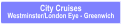 City Cruises Westminster/London Eye - Greenwich