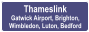 Thameslink Gatwick Airport, Brighton,  Wimbledon, Luton, Bedford