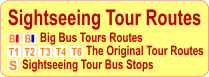 T4 T6 T2 T1 T3 B B Big Bus Tours Routes The Original Tour Routes S Sightseeing Tour Bus Stops Sightseeing Tour Routes