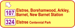  Elstree, Borehamwood, Arkley, Barnet, New Barnet Station 107 Elstree Centennial Park 324