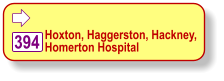  Hoxton, Haggerston, Hackney, Homerton Hospital   394