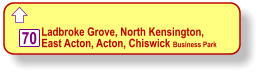    Ladbroke Grove, North Kensington, East Acton, Acton, Chiswick Business Park    70