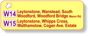 Bus routes W14, W15