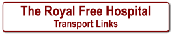 The Royal Free Hospital Transport Links