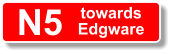 N5  towards Edgware