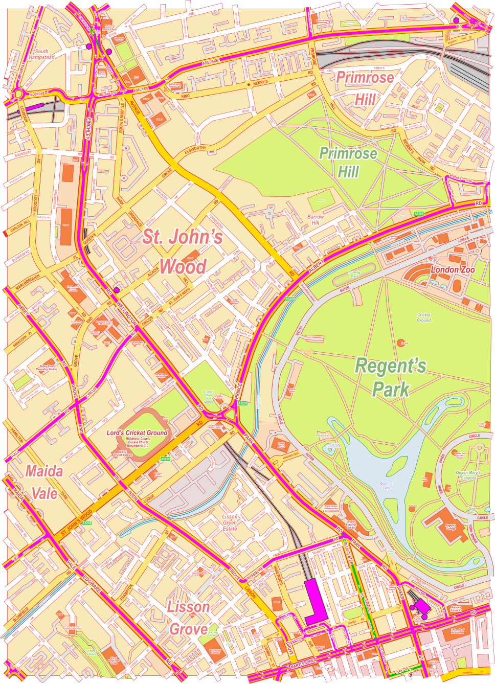 LISSON HAREWOOD BELL       ST  COSWAY          ST  OUTER  CIRCLE  CIRCLE  OUTER  OUTER  CIRCLE  CIRCLE  INNER INNER CIRCLE  YORK  BRIDGE  RD  HANOVER GATE  RD  LODGE  ST. JOHN’S WOOD  ST  FRAMPTON  RD  BLOMFIELD  MACCLESFIELD  BRIDGE  RD  AVENUE  RD  END  GROVE  RD  LOUDOUN  RD  LOUDOUN  PL  MARLBOROUGH  CARLTON  HILL  ABERCORN    PL  ACACIA  RD  GROVE  QUEEN’S  PARK  ST. JOHN’S WOOD  ORDNANCE  HILL  RD  CIRCUS  ST. JOHN’S WOOD  TERR  KING  HENRY’S  RD  RD  ELSWORTHY  HARLEY RD  PRIMROSE  HILL  RD  REGENT’S       PARK       RD  BRIDGE APPROACH  REGENT’S  PARK       RD  CHURCH  ST  PARK  REGENT’S  RD  RD  ALLITSEN  RD  TOWNSHEND  ST. JOHN’S WOOD  HIGH  ST  CHARLBERT  ST  TOWNSHEND     RD  ALLITSEN RD  RD  BOUNDARY  AVE  ETON  BLENHEIM RD  CARLTON HILL  RD  HILL  RANDOLPH            AVE  LANARK  RD  PENFOLD  ST  PENFOLD ST  BOSTON  PL  ST  BALCOMBE  TAUNTON  PL  GLENTWORTH  ST  IVOR  PL  LINHOPE        ST  HUNTSWORTH  HUNTSWORTH MEWS  MEWS  TAUNTON MEWS  DORSET SQ  DORSET SQ  CHAGFORD                   ST  SIDDONS           LA  MELCOMBE ST  CORNWALL TERR MEWS  YORK  WEST  TERR  NOTTINGHAM  TERR  NOTTINGHAM  PL  BINGHAM PL  LUXBOROUGH ST  CHILTERN ST  PORTER ST  DAVID MEWS  SHERLOCK MEWS  PADDINGTON                     ST  BICKEN- HALL ST   SALISBURY PL  THORNTON PL  UPPER MONTAGU ST  KNOX ST  WYNDHAM ST  ENFORD ST  CIRCUS MEWS SEYMOUR PL STATION  APPROACH  DORSET CLOSE MELBURY TERR BENDALL MEWS ST  BELL  ST  LISSON  ASHMILL  ST  ST  SHROTON  DAVENTRY  ST  RANSTON     ST  STALBRIDGE  ST  COSWAY    ST  HARROW   ST  HIGHWORTH ST  AUBREY  MANSIONS  GEORGE PEABODY COURT  BURNE ST  PENFOLD    PL  CORLETT  ST  MILES PL  MILES                 BUILDINGS  BROADLEY  ST  ST  SALISBURY  ST  ASHBRIDGE  GATEFORTH ST  PLYMPTON         ST  PLYMPTON  PL  MULREADY  ST  WHITEHAVEN    ST  SAMFORD                  ST  BOLDERO PL VENABLES      ST  BOSCOBEL   ST  FISHERTON  HATTON   ST  LUTON      ST  ST  FISHERTON  ST  ORCHARDSON  ST  PL  LYONS  HATTON ROW CAVENDISH  ST  CAPLAND  ST  CAPLAND ST CAPLAND ST FISHERTON ST ESTATE  FISHERTON ST ESTATE  FISHERTON ST ESTATE  LILESTONE  ESTATE  LILESTONE  ESTATE  CHURCH ST ESTATE  VICTORIA PASSAGE  ORCHARDSON  ST  BROADLEY  TERR  PORTMAN GATE  PORTMAN GATE  ROSS- MORE CL MALLORY  ST  MALLORY  ST  ST  LILESTONE  LILESTONE ST PAVELEY  ST PAVELEY  ST PAVELEY                                                  ST PAVELEY         ST TRESHAM TRESHAM  CRESC CRESC SWAIN                ST SWAIN  ST CASEY  CL BERNHARDT CRESC BERNHARDT CRESC GRENDON  ST JEROME CRESC PALGRAVE GDNS ALPHA CLOSE LORNE  CL GROVE GDNS KENT TERR ABBEY LODGE KENT                                   PASSAGE HANOVER TERR MEWS HANOVER TERR SUSSEX       PL OAK  TREE NORTH BANK RD LORDS                       VIEW LORDS                       VIEW BLAZER  COURT ST. JOHN’S WOOD COURT CUNNINGHAM         PL  ABERDEEN  PL  ABERDEEN  PL  NORTHWICK  TERR  NORTHWICK  CL  HENDERSON  DRIVE  DRIVE  POLLITT  COURT CLIFTON HARROW LODGE HAMILTON  CL  SCOTT ELLIS GDNS  TEMPLAR COURT MELINA          PL  DENNING CL HALL GATE HENDY  VILLAS GROVE HALL COURT GROVE COURT ADDISON HOUSE ELM          TREE    RD  ELM              TREE              RD  ELM  TREE CLOSE  AVE  CAVENDISH    CL  WELLINGTON  PL  EMBASSY COURT WELLINGTON COURT BARBARA BROSNAN COURT SOUTH LODGE MARLBOROUGH  FINCHLEY PL  EYRE                    COURT     APSLEY HOUSE LANGFORD  PL  LANGFORD CLOSE  REGENTS  MEWS  MEWS  GRACES  LANGFORD COURT   HILL  DORMAN                      WAY  ALEXANDRA  RD  LANGTRY WALK  ALEXANDRA PL  ALEXANDRA PL  THE                   MARLOWES  BUTTERMERE   COURT BLAIR  COURT PARK  LODGE COURT  CL MIDDLEFIELD MIDDLEFIELD LYNDHURST           COURT AVENUE  LODGE QUEENSMEAD THE  POLYGON QUEEN’S GROVE  STUDIOS QUEEN’S TERR QUEEN’S TERR PEMBROKE TERR ACACIA GDNS TATHAM PL  ACACIA   PL  ST. ANN’S  TERR  KINGSMILL     TERR  AQUILA    ST  ORDNANCE MEWS  KINGSMILL  COCHRANE  ST  COCHRANE  MEWS  COCHRANE  CL  CHARLES  LA  BRIDGEMAN  ST  BARROW HILL RD  GREENBERRY  ST  ST  NEWCOURT  CULWORTH  ST  MACKENNAL  ST  SHANNON  PL  EAMONT  ST  TOWNSHEND   ESTATE  WORONZOW  RD  RD  NORFOLK  HENSTRIDGE   PL  SOUTHCOTT  MEWS  NORTH                               GATE      OSLO COURT BENTINCK CL VICEROY  COURT IMPERIAL   COURT LONDON  HOUSE TURNER  HOUSE CAMERON  HOUSE BARROW HILL   ESTATE  BARROW HILL   ESTATE  ROSETTI  MEWS  CAVENDISH HOUSE ST. EDMUND’S  TERR  ORMONDE   TERR  WELLS        RISE  TITCHFIELD     RD  ST. JAMES’S TERR MEWS  BROXWOOD  WAY  RUDGWICK TERR  AVENUE  CL  AVENUE  CL  GUINNESS  COURT  KINGSLAND  ST. STEPHEN’S  CL BARRIE  HOUSE STOCKLEIGH  HALL ST. JAMES’S TERR  ST. EDMUND’S  CL  PRINCE ALBERT   COURT RADLETT  PL  ELSWORTHY  TERR  GDNS  WADHAM  HARLEY                   RD  RISE  LOWER MERTON  RISE  ELSWORTHY  HAWTREY                      RD  LYTTELTON CL  ELLIOTT  SQ  ELLIOTT  SQ  QUICKSWOOD  QUICKSWOOD  QUICKSWOOD  CONYBEARE  RD  HENRY’S  KING  AVE  GLOUCESTER  RD  FITZROY  CHALCOT  RD  CHALCOT  SQ  BERKLEY  RD  BERKLEY GROVE  EGLON  MEWS  CHALCOT  SQ  SHARPLESHALL  ST  CHALCOT CRESC  CHALCOT  CRESC  ROTHWELL   ST  PRIMROSE MEWS  ST. GEORGE’S  MEWS  ST. GEORGE’S  TERR  CHAMBERLAIN  ST  MAYFAIR MEWS  ERSKINE MEWS  AINGER MEWS  ERSKINE   RD  RD  AINGER  RD  OPPIDANS  AINGER MEWS  MEADOWBANK  PRIMROSE HILL COURT  KINGSTOWN  ST  KINGSTOWN ST  AUDEN PL  AUDEN PL  AUDEN PL  CALVERT   ST  MANLEY     ST  EGBERT  ST  UTOPIA VILLAGE  PRIMROSE HILL STUDIOS  FITZROY YARD  HOPKINSONS  PL  REGENT’S PARK GARDENS MEWS  OLDFIELD  ESTATE  DUMPTON PL  ALBERT TERR MEWS  CROGSLAND RD  KIRKWOOD PL  ETON COLLEGE RD  SPRINGFIELD COURT  CONSTABLE  HOUSE  BEAUMONT WALK  RD  FELLOWS  ETON  RD  FELLOWS  RD  KING’S COLLEGE  RD  MERTON  RISE  WINCHESTER  RD  ADAMSON   RD  CROSSFIELD RD  GODOLPHIN HOUSE  BRIARY   CL  HUSON   CL  BROCAS   CL  BRAY  TOBIN   CL  TOBIN   CL  FELLOWS  RD  ESTATE  HORNBY   CL  REGENCY LODGE  BELSIZE  RD  SWISS TERR  DOBSON CL  NASEBY CL  HARBEN   RD  MARSTON          CL  FAIRFAX          PL  FAIRHAZEL  GDNS  SPRINGFIELD RD  CLIFTON     HILL  HAMILTON                     GDNS  ABBEY GDNS  HAMILTON  GDNS  ALMA  ALMA  SQ  SQ  GARDEN    RD  ALMA                       SQ  HAMILTON GDNS HAMILTON GDNS CLIVE COURT CROPTHORNE COURT ADA COURT RODNEY COURT FLORENCE COURT SANDRINGHAM COURT ALEXANDRA COURT LANARK  PL  CLARENDON TERR  CLARENDON GDNS  ROBERT  CL  BROWNING CL ELIZABETH CL RANDOLPH  MEWS  RANDOLPH RD  AVE  MAIDA  ST  CROMPTON  HALL  PL  CUTHBERT ST  ADPAR  ST  ST  CHURCH  PADDINGTON GREEN PADDINGTON GREEN PRINCESS LOUISE CL NEWCASTLE PL CHURCH ST ESTATE  PARK           PLACE           VILLAS  ST. MARY’S   TERR  HOWLEY  PL  ST. MARY’S MANSIONS  JOHN AIRD COURT  JOHN AIRD COURT  PORTEUS RD FLEMING COURT PL  WAVERLEY  PRINCESS RD  A5205 A5205 A5205 A5205 A5205   Library   Sports Centre   Library   Library   Library   School   School   School   Magistrates Court   School   School   School   School   School   School   School   School   School   School   School   School Cricket  Ground Running Track Playground Children’s Boating Pond  Boating  Lake Jubilee Gates   Western Eye Hospital TERR  EDGWARE RD VALE MAIDA MARYLEBONE RD ST BAKER PL GLOUCESTER     PL GLOUCESTER RD RD PARK PARK DORSET  SQ RD WELLINGTON RD FINCHLEY PRINCE ALBERT RD FINCHLEY  RD FINCHLEY  RD  AVENUE  RD  ADELAIDE    RD  ADELAIDE  RD  ADELAIDE  RD  RD  HILGROVE  FAIRFAX  RD         COLLEGE   CRESC  BUCKLAND CRESC  BELSIZE RD  HAVERSTOCK  HILL  ABBEY GROVE RD END RD GROVE LISSON RD CIRCUS RD HALL ALBERT       TERR  RD  ST. MARK’S  SQ  REGENT’S       PARK  PRIMROSE  HILL   RD GLOUCESTER                 PL RD ROSSMORE ALLSOP PL MELCOMBE PL DORSET          SQ BALCOMBE        ST GREAT CENTRAL        ST YORK    ST AVE HAYES       PL CLIFTON RD CLIFTON GDNS RANDOLPH AVE WARWICK AVE  HARROW RD  HAMILTON Lord’s Cricket Ground Middlesex County  Cricket Club &  Marylebone C.C. M.C.C.  Cricket Museum Abbey Road  Recording Studios Madame  Tussaud’s Regent’s  College London  Business School Royal College  of Obstetricians & Gynaecologists Sherlock  Holmes Museum   Transport  for London Lost Property Office University of  Westminster   Screen on Baker  Street   Park Plaza Sherlock Holmes  Hotel   Town Hall   Library   Landmark  Hotel   Travelodge   Nightingale Hospital   City of Westminster College    Westminster Academy   City of Westminster College   The Westminster Children’s Sports Centre   Sylvia Young Theatre School    City of Westminster College   The Cockpit Theatre London  Central Mosque Danubius Hotel  Regent’s Park The Liberal  Jewish Synagogue St. John  The Baptist’s Church The Wellington Hospital The Wellington Hospital Hospital of St. John & St. Elizabeth St. John’s Hospice St. John’s Wood Synagogue Convent of Mercy The American School in London RAK Recording Studios Hampstead Theatre The Central School of Speech & Drama Odeon Cinema Marriott Hotel  Regent’s Park Britannia Hotel  Hampstead St. John’s Wood Barracks Snowdon Aviary The Hub Regent’s Park Open Air Theatre St. John’s Lodge The Holme Bandstand Winfield House London Zoo Main Entrance Cafe Regent’s  Park Primrose  Hill Queen Mary’s  Gardens Clarence Gate St. John’s  Wood  Church  Gardens Media Centre St. Mary’s   Gardens Broadley   Gardens Lisson   Gardens Adelaide Common   Gardens Reservoir Playground Regent’s Canal Regent’s Canal Regent’s Canal St. John’s  Wood Lisson  Grove Primrose  Hill Maida  Vale Lisson Green  Estate Barrow Hill South Hampstead c HAREWOOD ROW  GROVE IVOR  PL