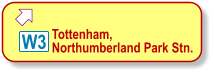   Tottenham,  Northumberland Park Stn.   W3